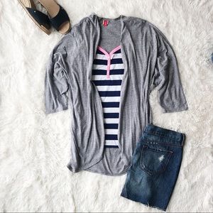 Josie grey cotton cardigan size medium